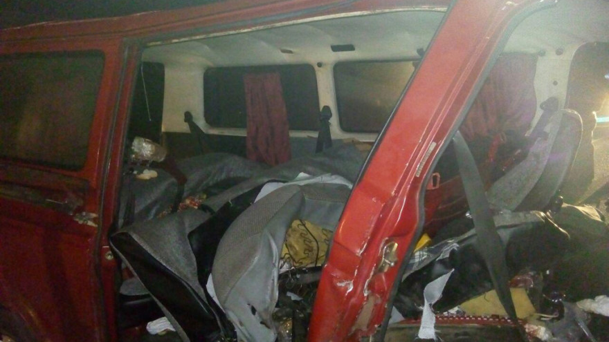 Видеорегистратор записал момент страшной аварии с 8 погибшими под Воронежем