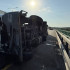 Фура Mercedes перевернулась на М4-«Дон» в Воронеже: ранен водитель