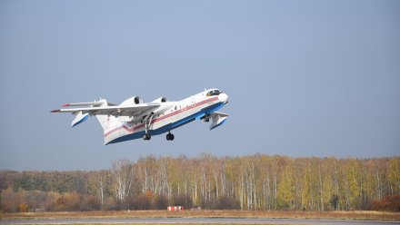 Из Воронежа улетели самолёт-амфибия и вертолёт, которые тушили мощнейшие лесные пожары