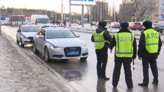 В Воронеже начались массовые рейды ГИБДД для защиты пешеходов