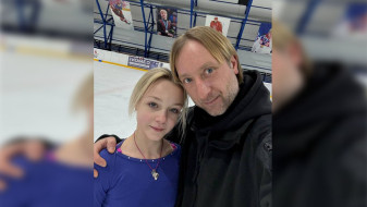 Воронежская фигуристка Лена Костылёва вернулась тренироваться к Евгению Плющенко