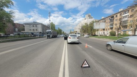 Мотоциклист пострадал в аварии с BMW в Воронеже