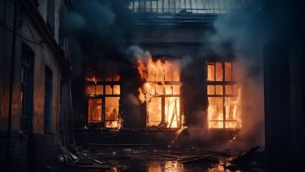 Жилой дом загорелся в Воронежской области: есть пострадавший