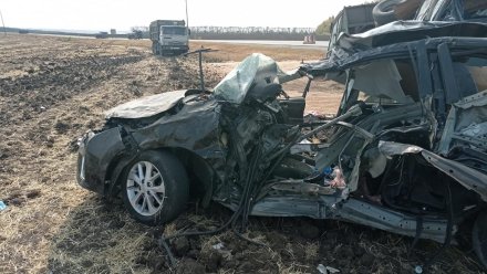 В Воронежской области в ДТП с КамАЗом погибли 3 человека