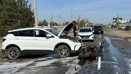 Мотоциклист пострадал в аварии с иномаркой в селе Ямное