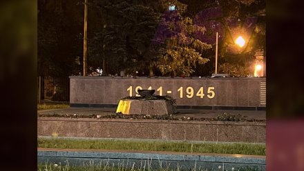 Потушенный неадекватом Вечным огонь в Воронеже зажгли