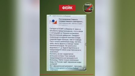 В Воронеже распространили фейк о приближающейся эпидемии холеры