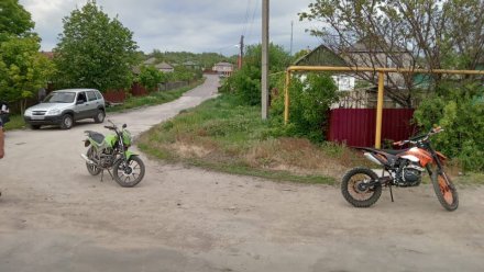 Два подростка-мотоциклиста попали в больницу после ДТП в Воронежской области
