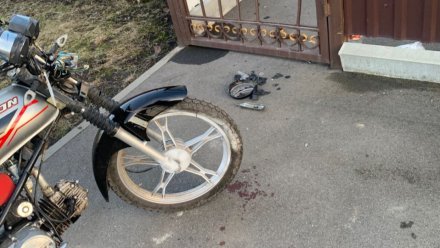 Подросток разбился на мотоцикле в Воронежской области