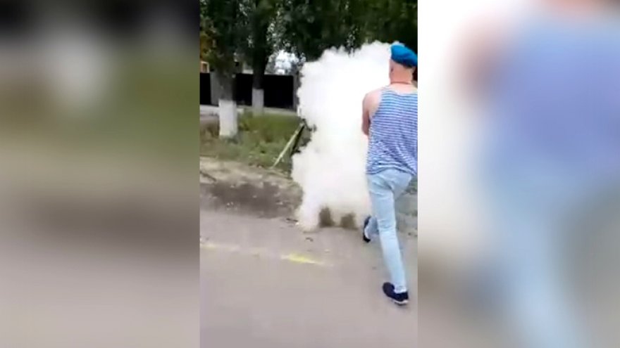 Воронежский десантник поплатился за залитую огнетушителем камеру фиксации нарушений ПДД