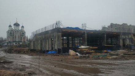 Воронежцам показали фото со стройплощадки нового стадиона «Факел»