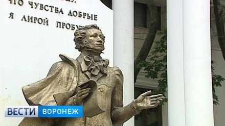 На ремонт памятника Пушкину в Воронеже потратят более миллиона рублей
