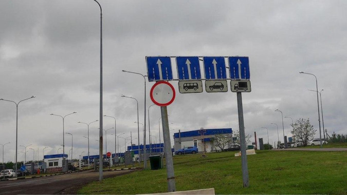 Дорогу у КПП на границе Воронежской области с ЛНР закрыли на ремонт