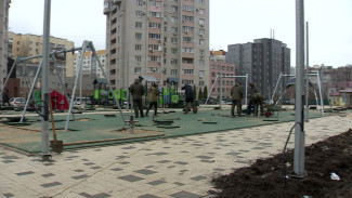 В центре Воронежа появился сквер размером с футбольное поле