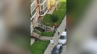 Во дворе воронежской многоэтажки мужчина избил девушку