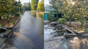 Воронежцы пожаловались на 4-дневный потоп в Коминтерновском районе