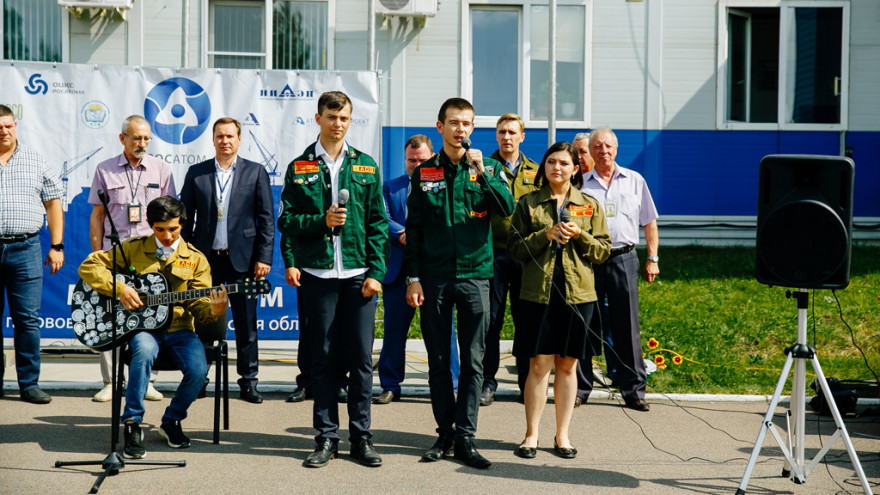В Нововоронеже завершилась студенческая стройка «Мирный атом»