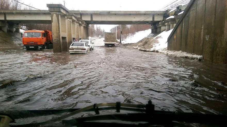 Спасатели назвали места возможного подтопления в Воронеже во время паводка