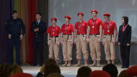 В Воронеже приняли присягу юнармейцы и динамовцы