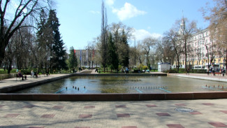 В Воронеже отключили фонтан в Кольцовском сквере