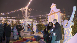 В новогодние праздники площадь Ленина в Воронеже посетили 185 тыс. человек