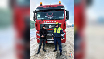 Большегруз из Крыма заглох на воронежской трассе М-4 «Дон» 