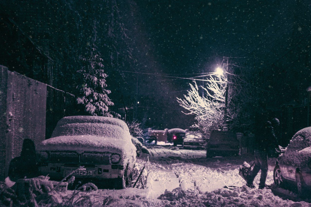 Зима в России Эстетика