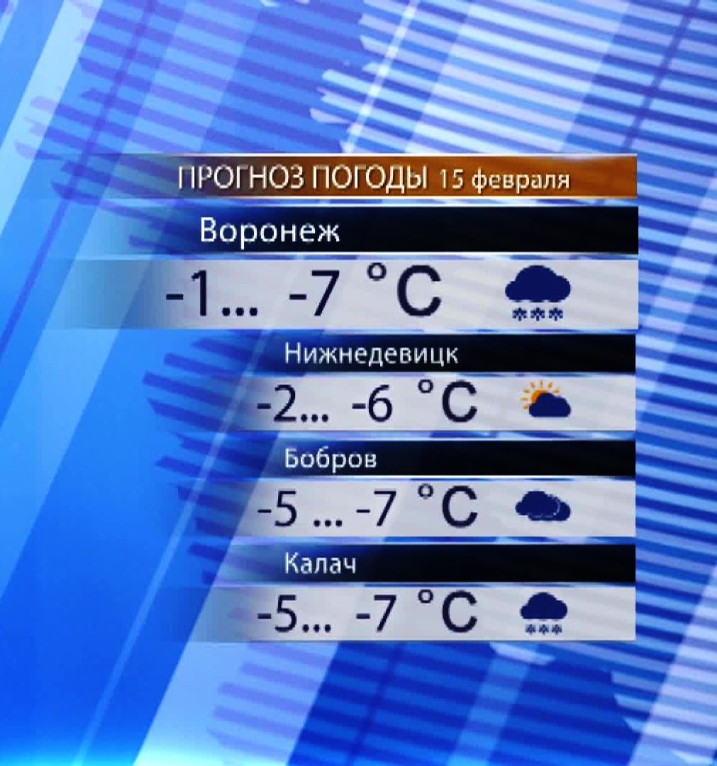 Погода в воронеже на февраль 2017