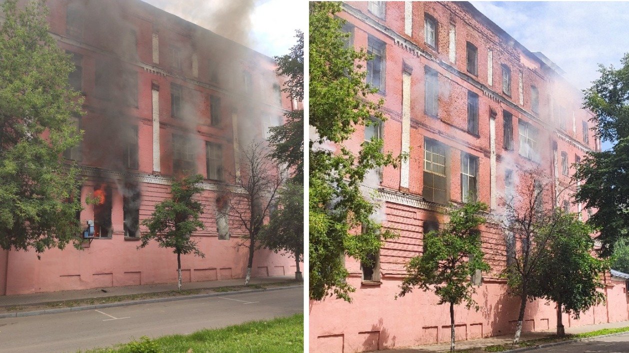 В центре Воронежа на хлебозаводе произошёл крупный пожар – Новости Воронежа  и Воронежской области – Вести Воронеж