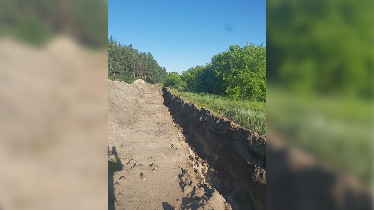 В Воронеже вновь вырыли траншею у скандально известного озера Круглое –  Новости Воронежа и Воронежской области – Вести Воронеж