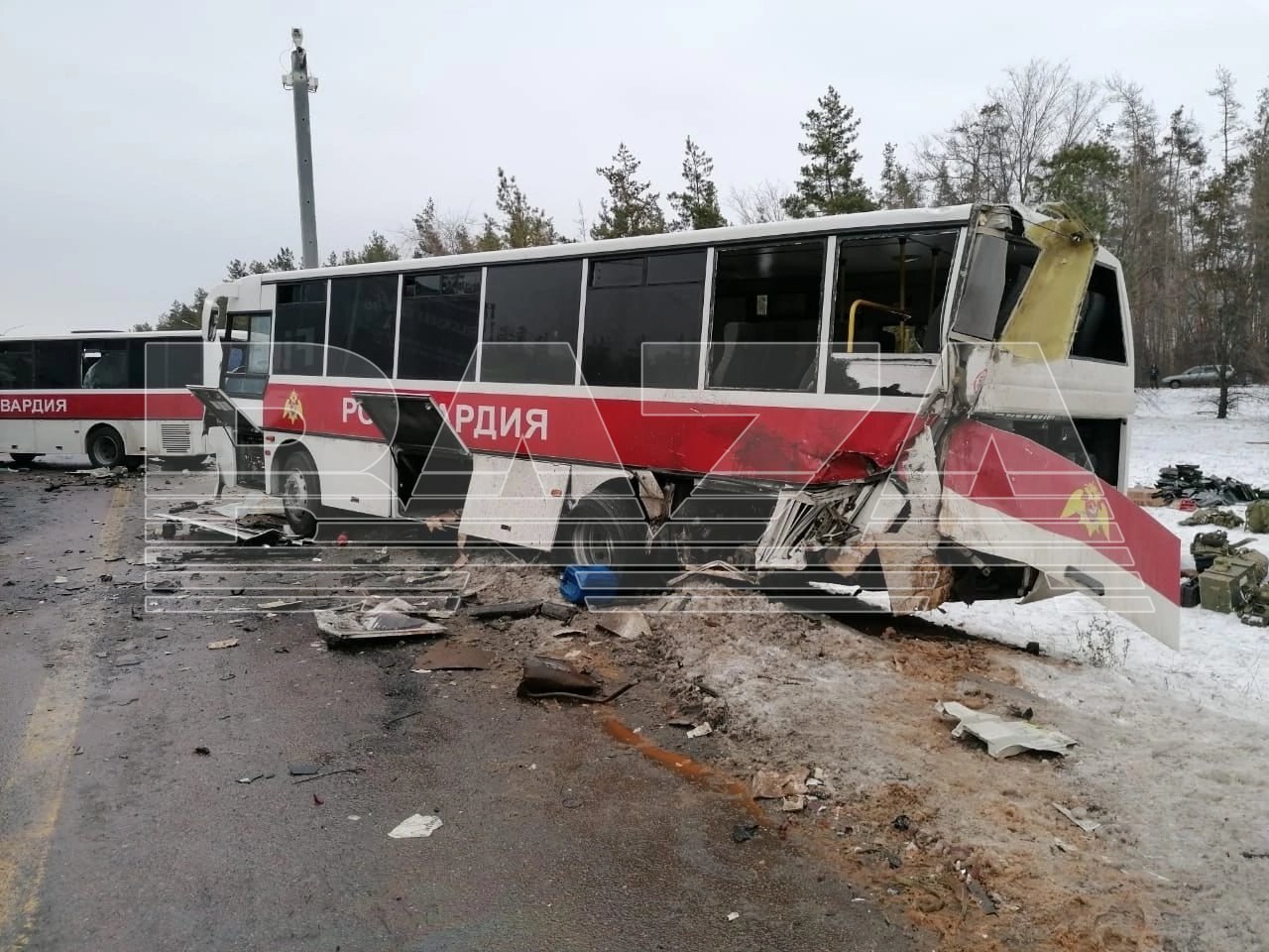 Пятеро росгвардейцев пострадали в смертельном ДТП на М-4 «Дон» в  Воронежской области – Новости Воронежа и Воронежской области – Вести Воронеж