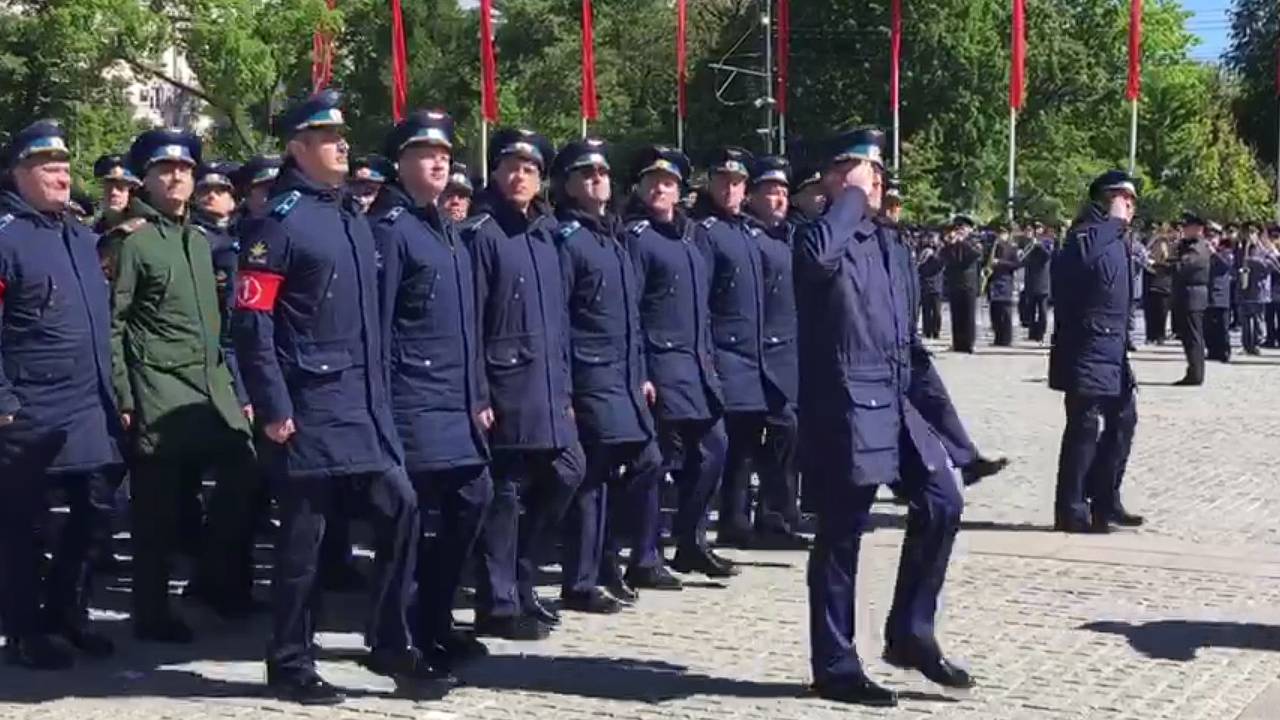 В центре Воронежа прошла репетиция парада Победы – Новости Воронежа и  Воронежской области – Вести Воронеж